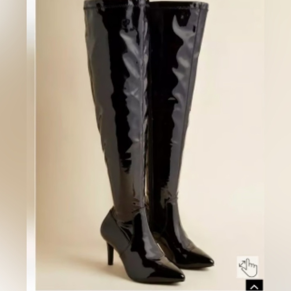 BNIB Torrid patent leather over the knee boots